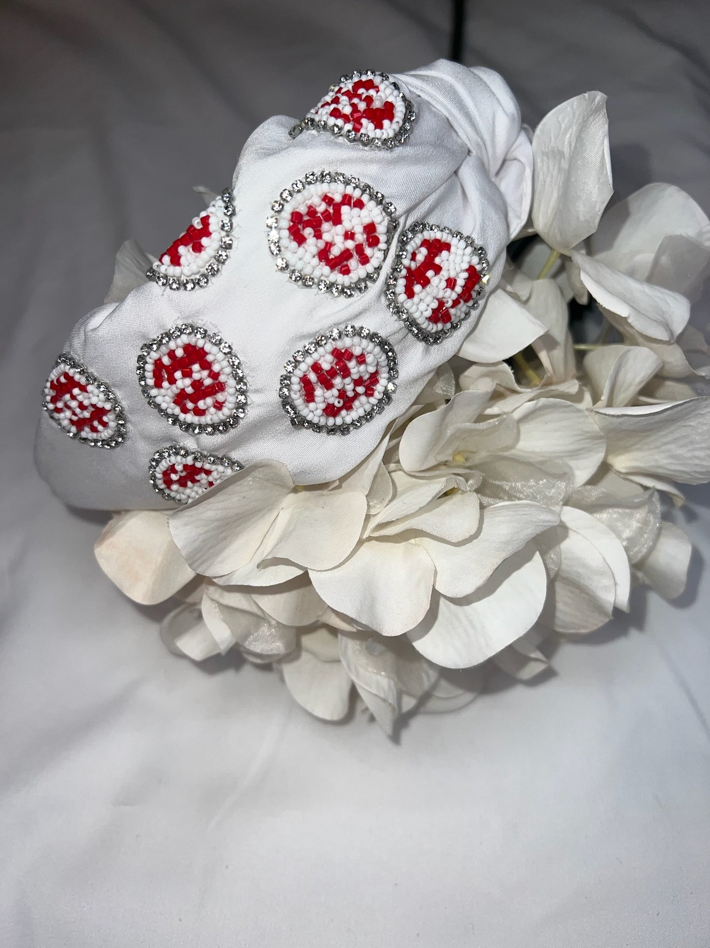 Baseball Seed Bead Headband