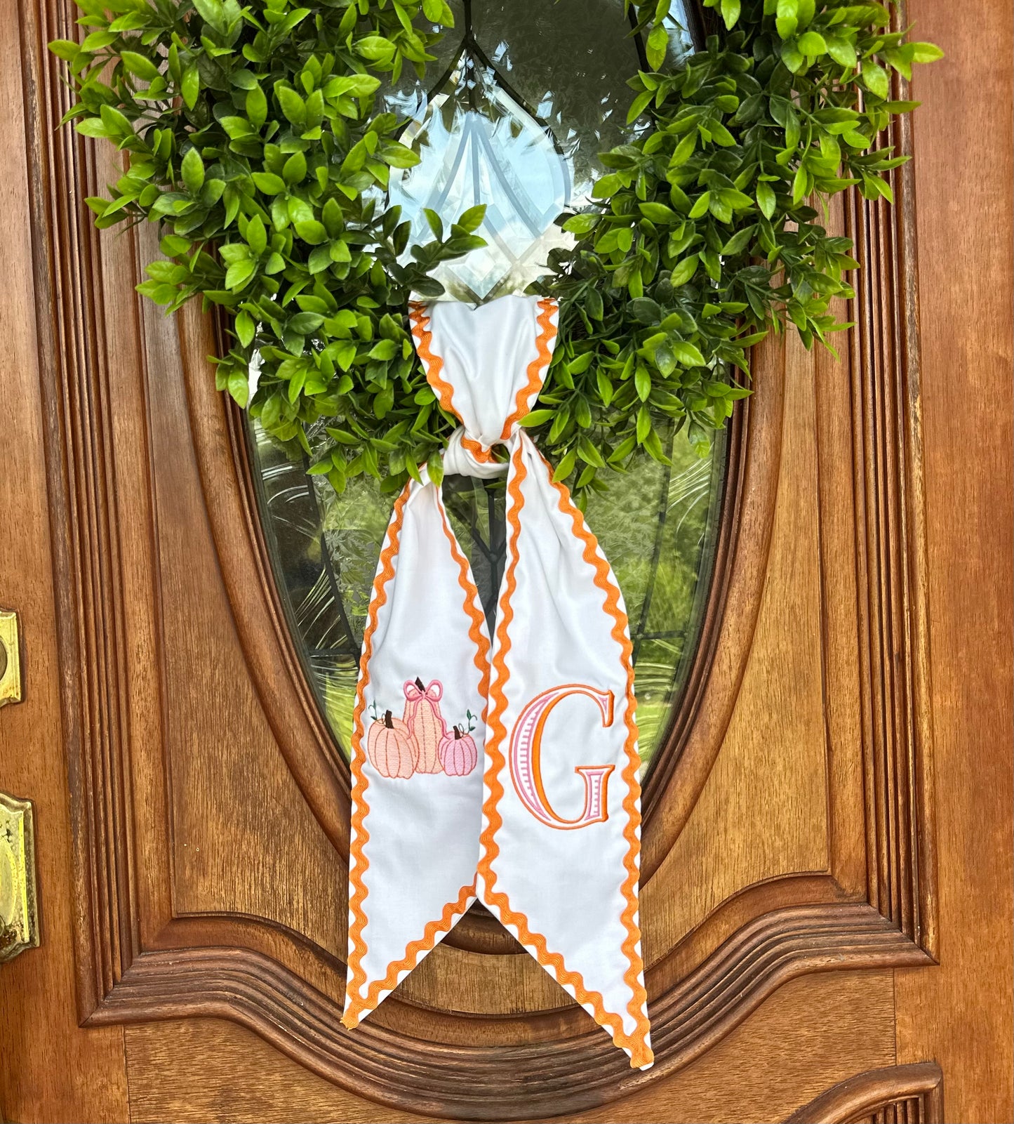 Wreath Sash