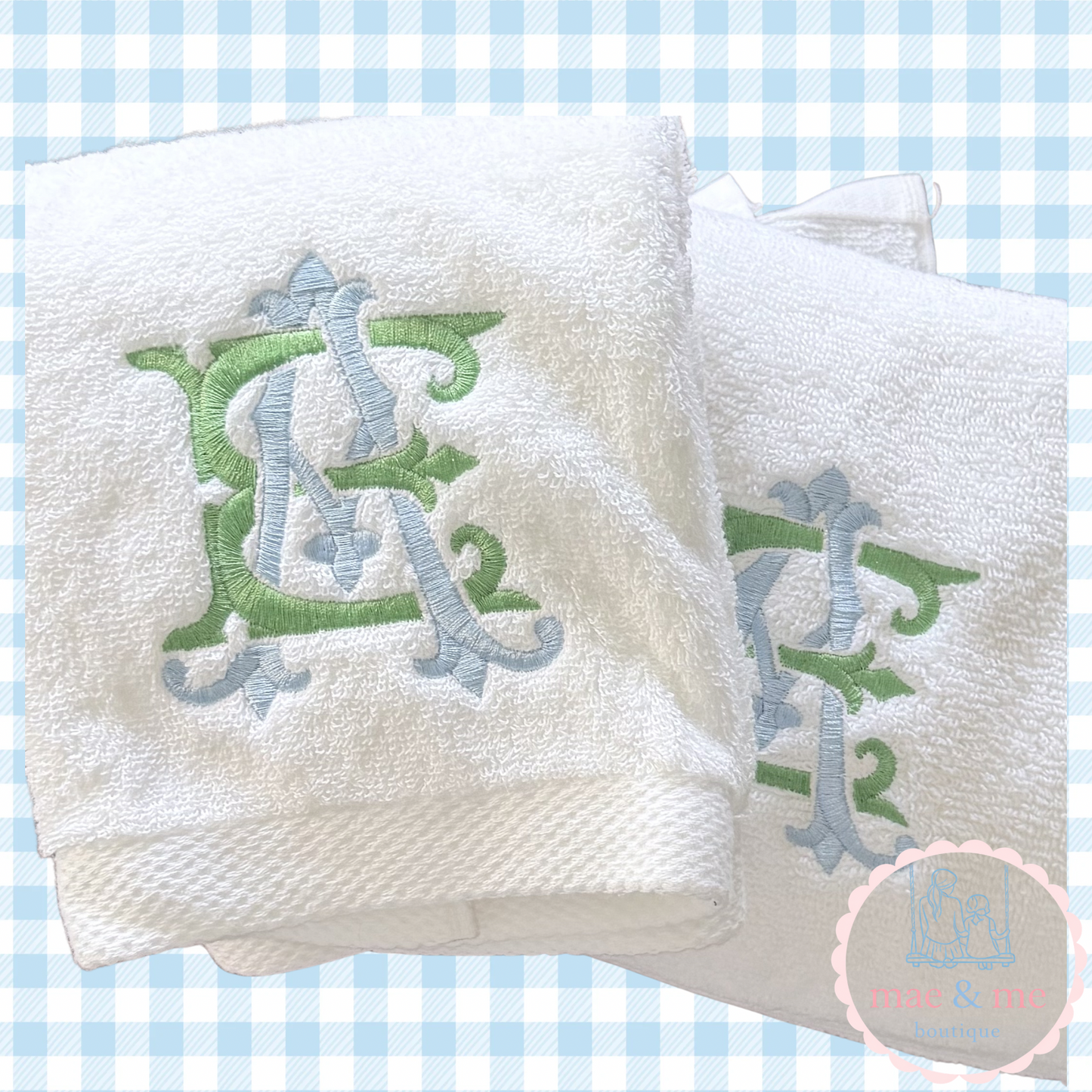 Hand Towels with Embroidery