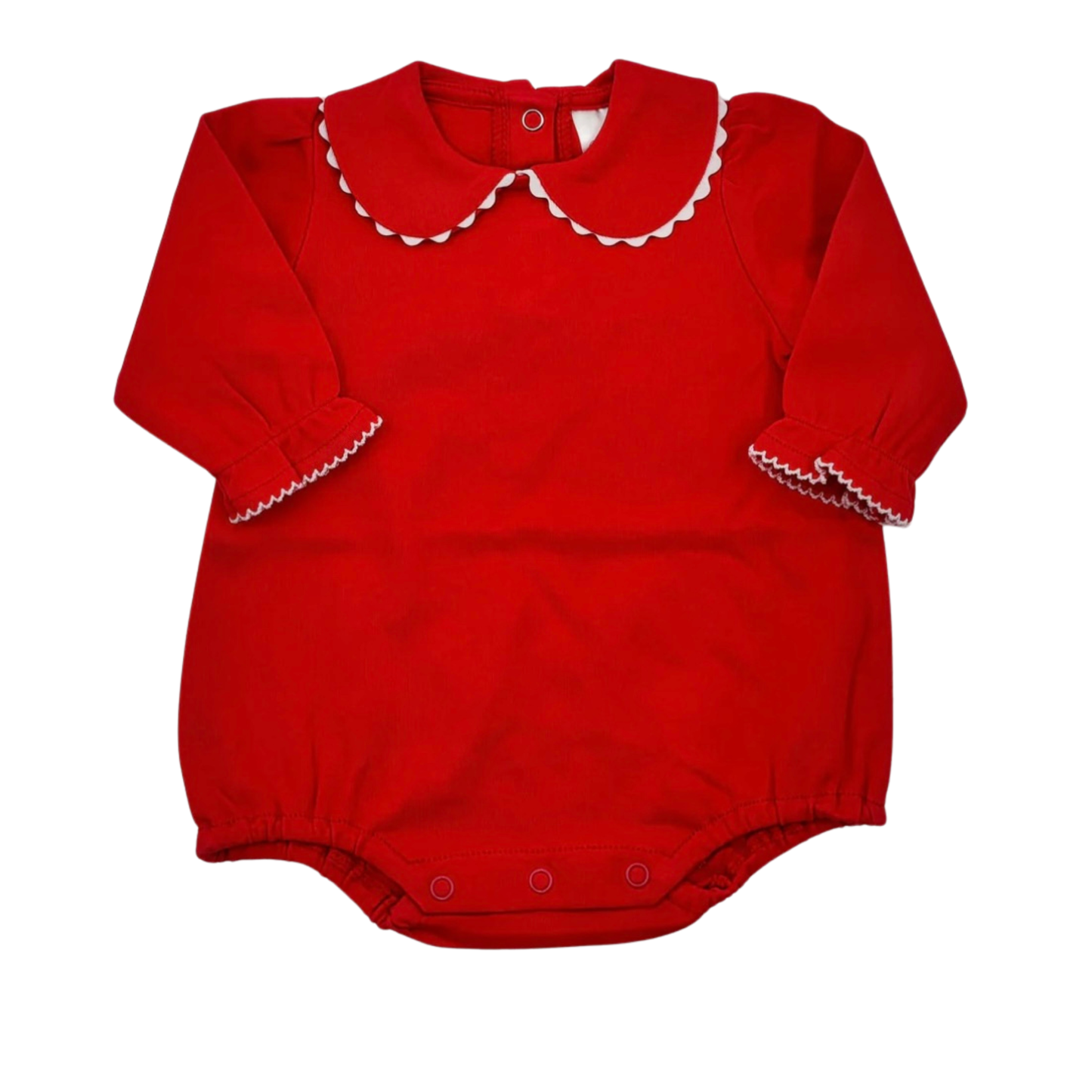 Scalloped Collard Bubble long Sleeve