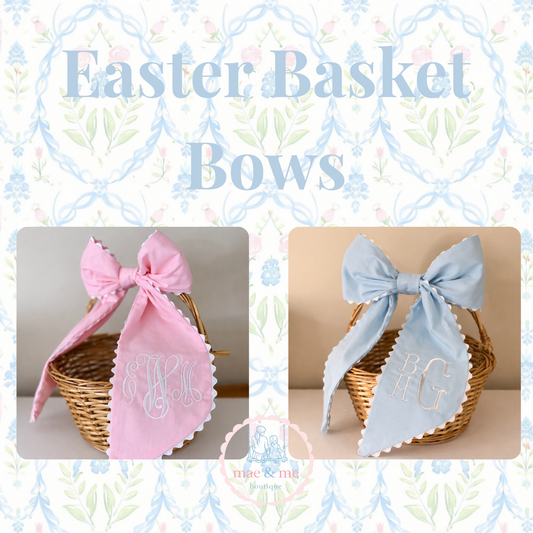 Easter Basket Bows