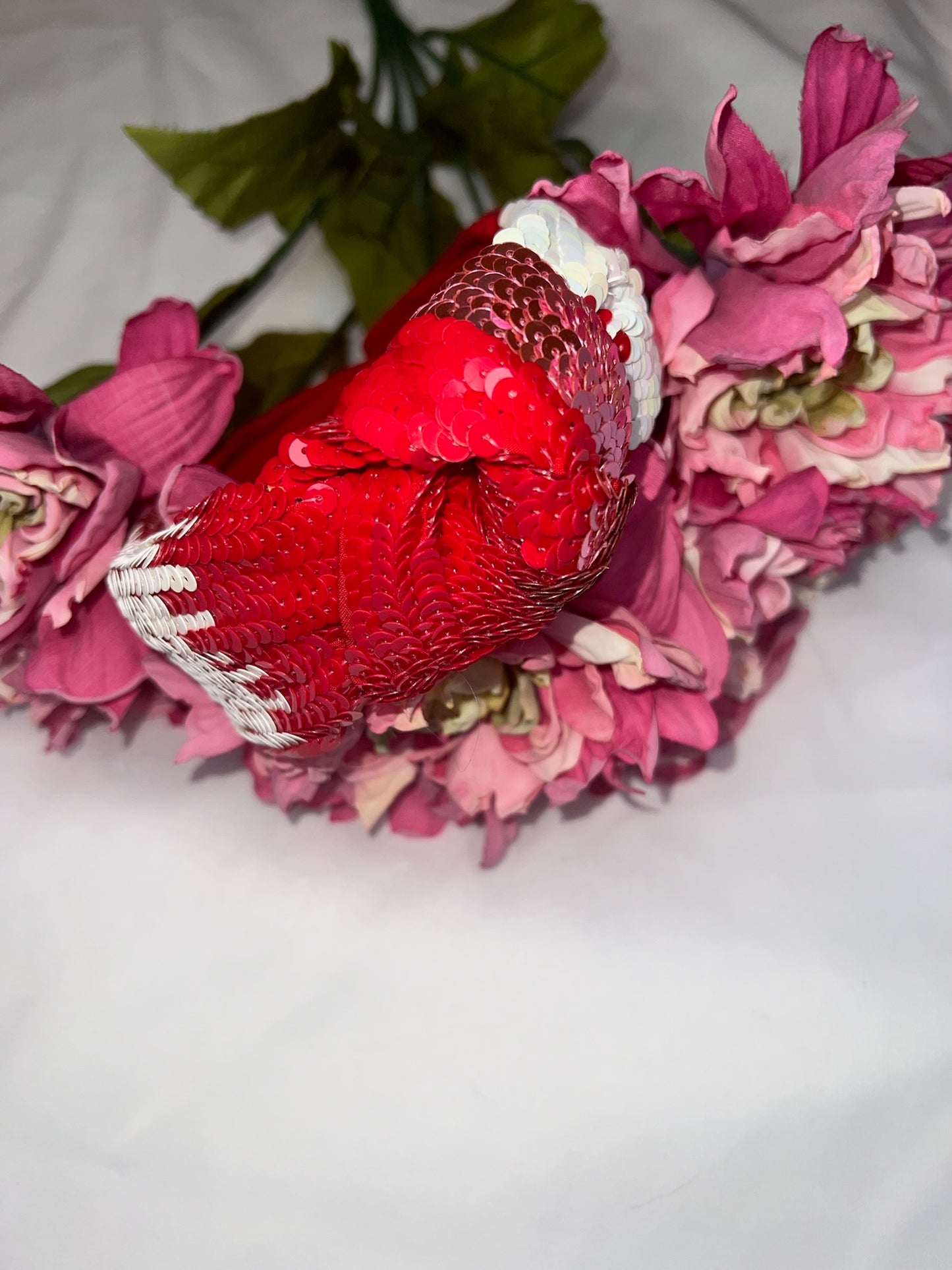 Red and Pink Sequin Headband