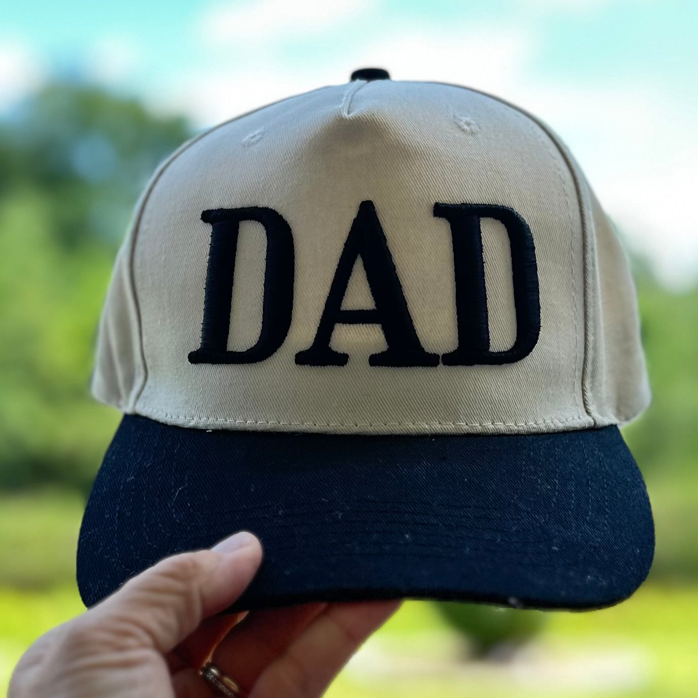 Dad 3D Puffy Ball Cap Embroidered Hat