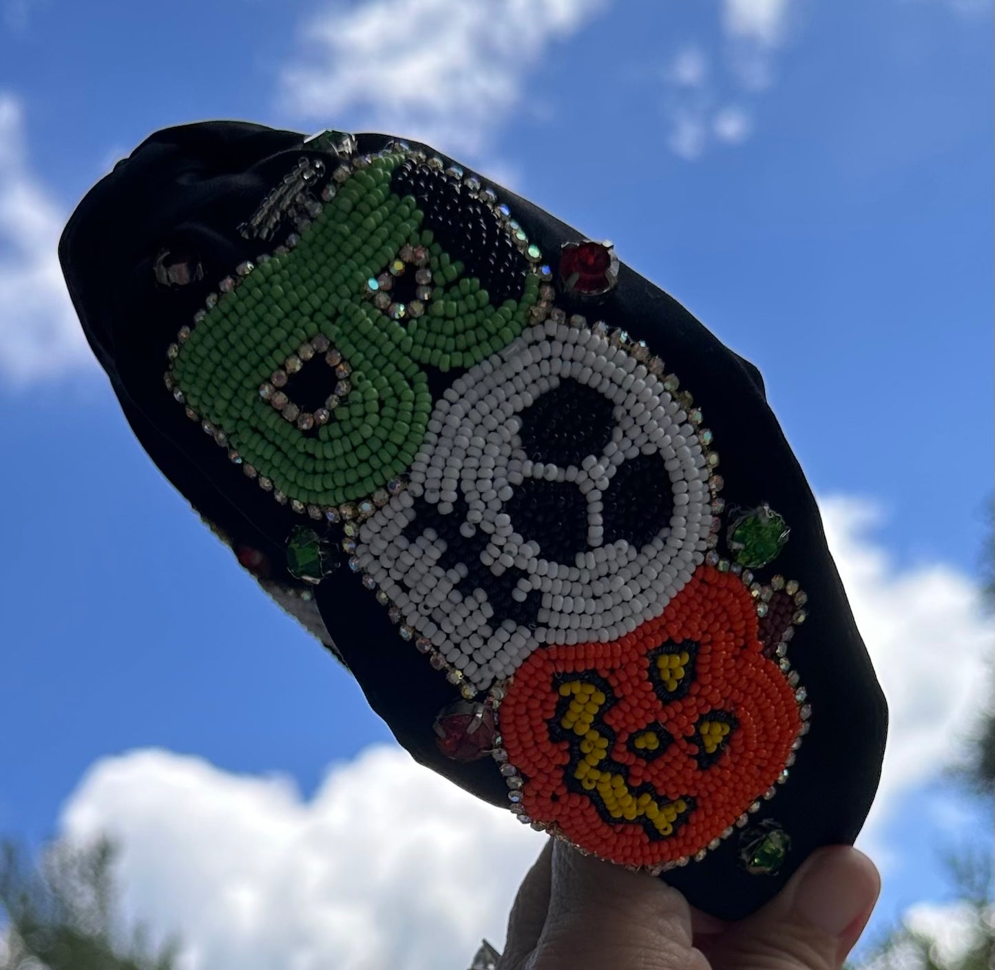 Halloween Sequin and Seedbead Headband