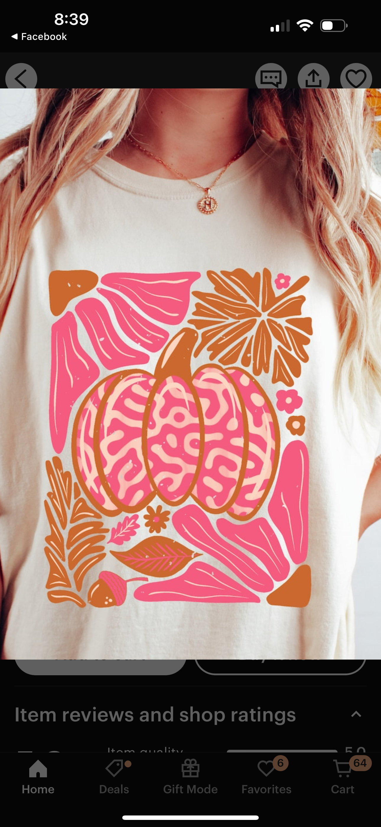 Fall Hand Drawn Pumpkin Comfort Colors Tee