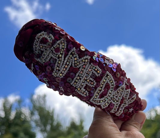 Garnet Gameday Headband with Sequins