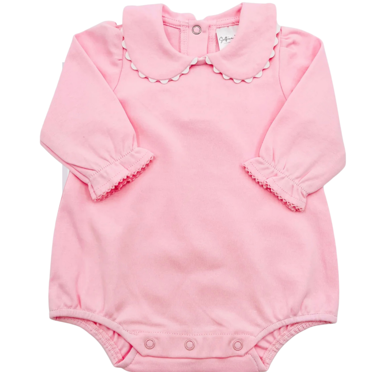 Scalloped Collard Bubble long Sleeve