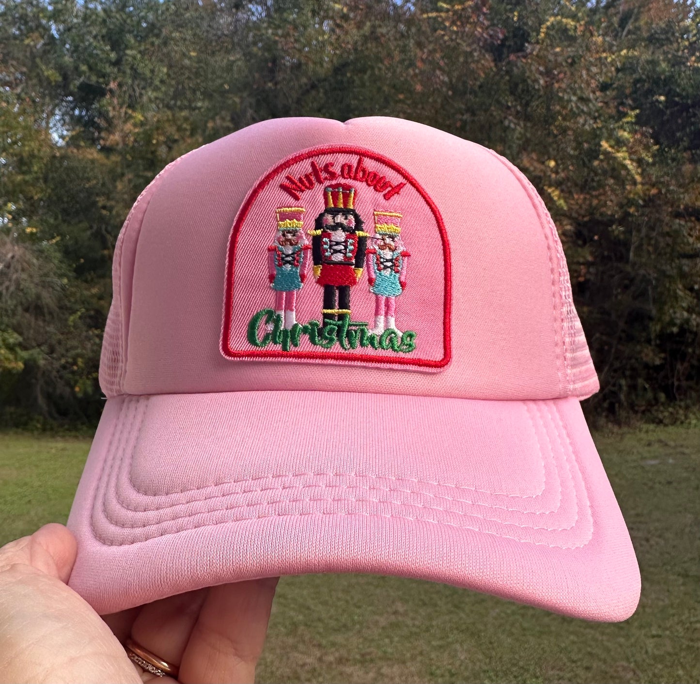 Nuts About Christmas Foam Trucker Hat