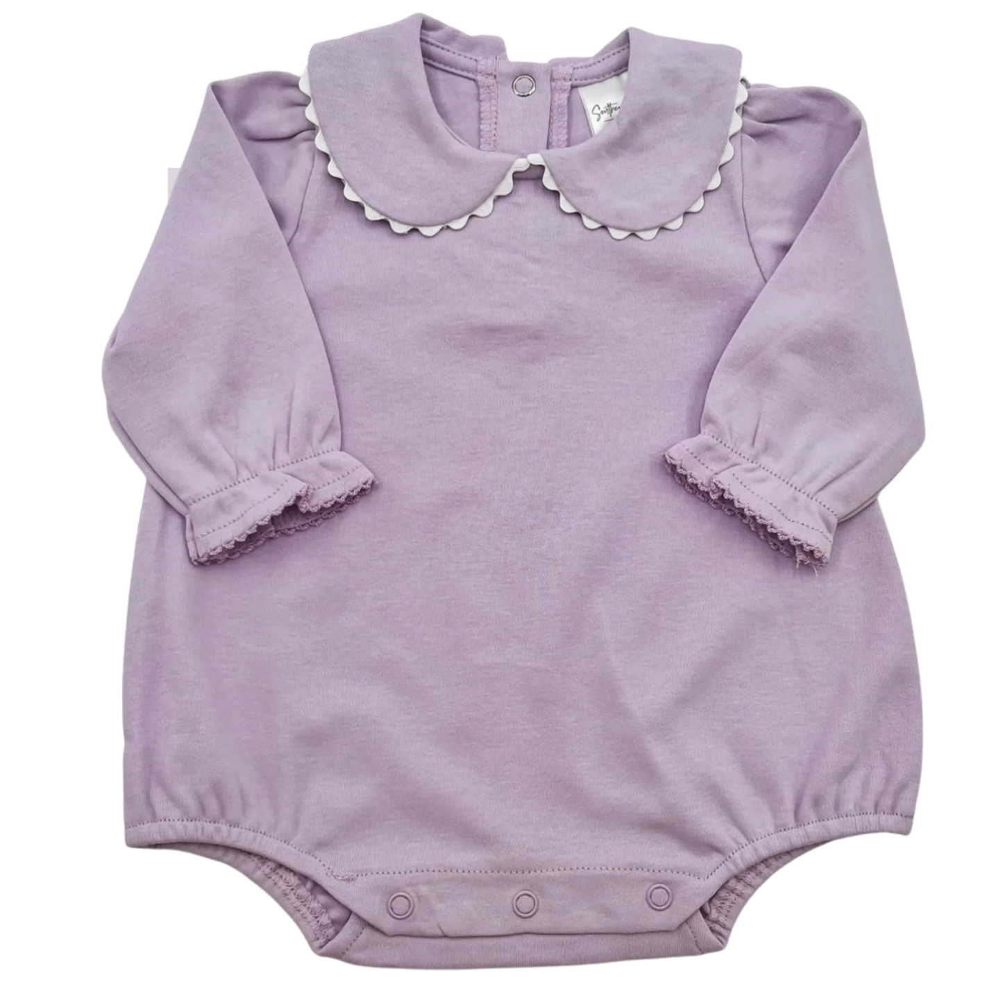 Scalloped Collard Bubble long Sleeve