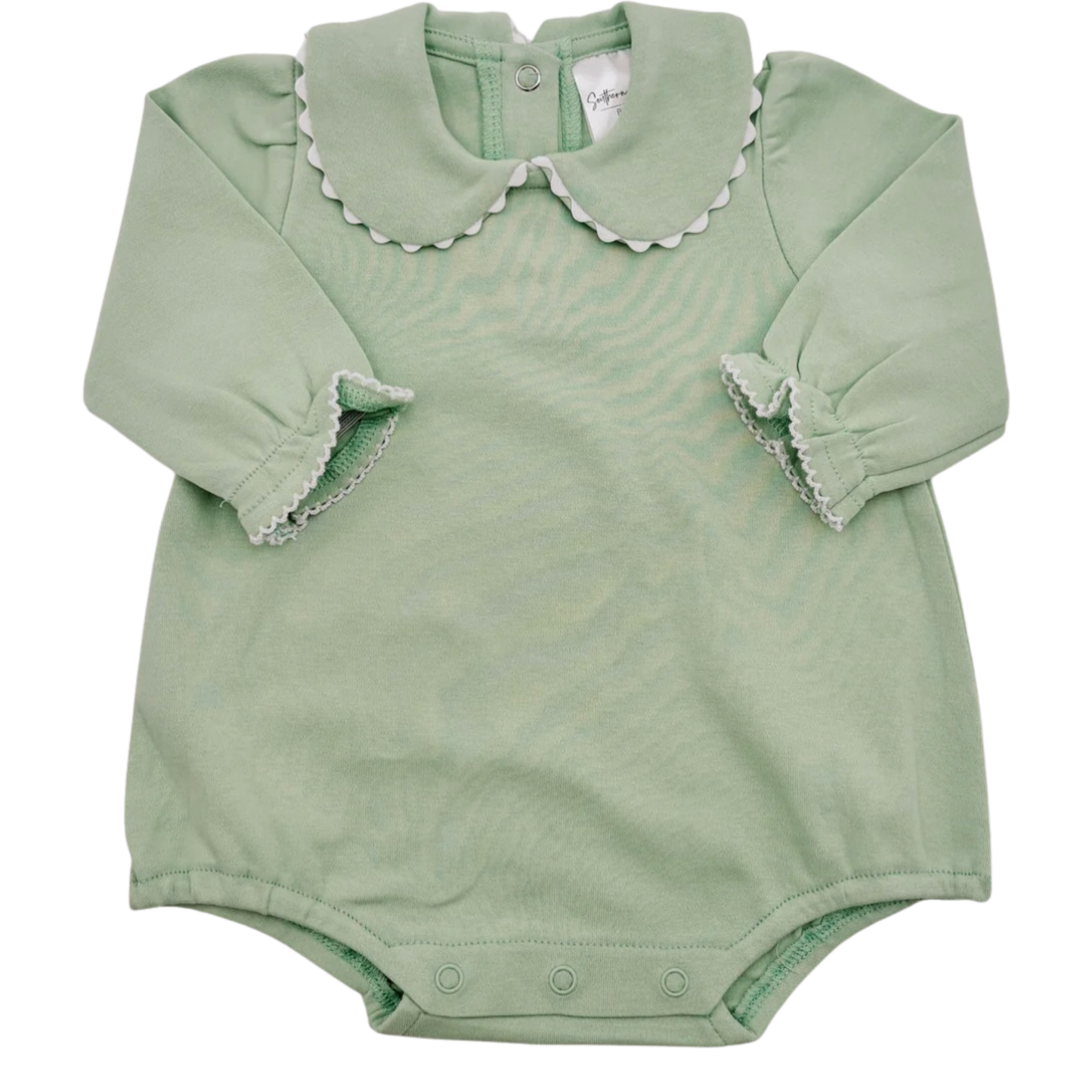 Scalloped Collard Bubble long Sleeve