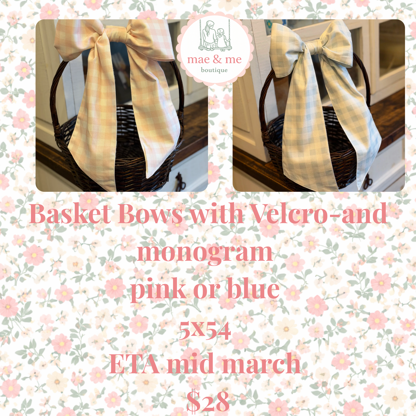 Pre Order Easter Basket Bow