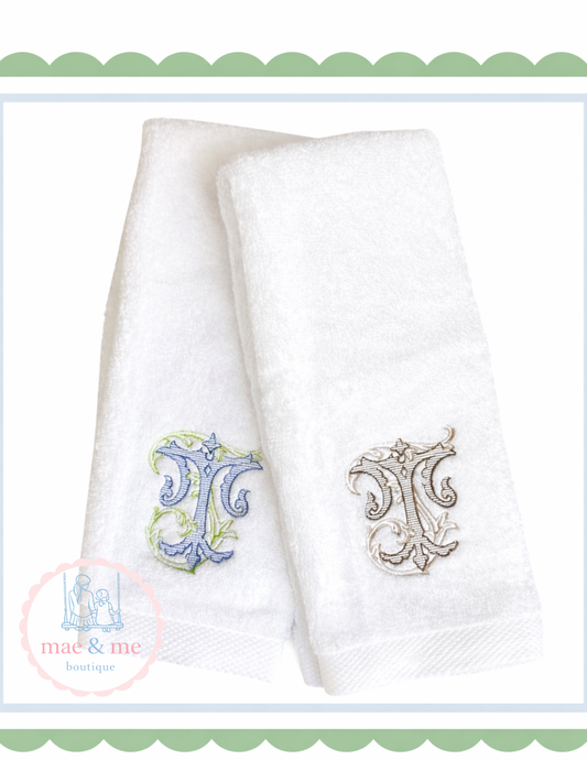 Hand towel with embroidery 