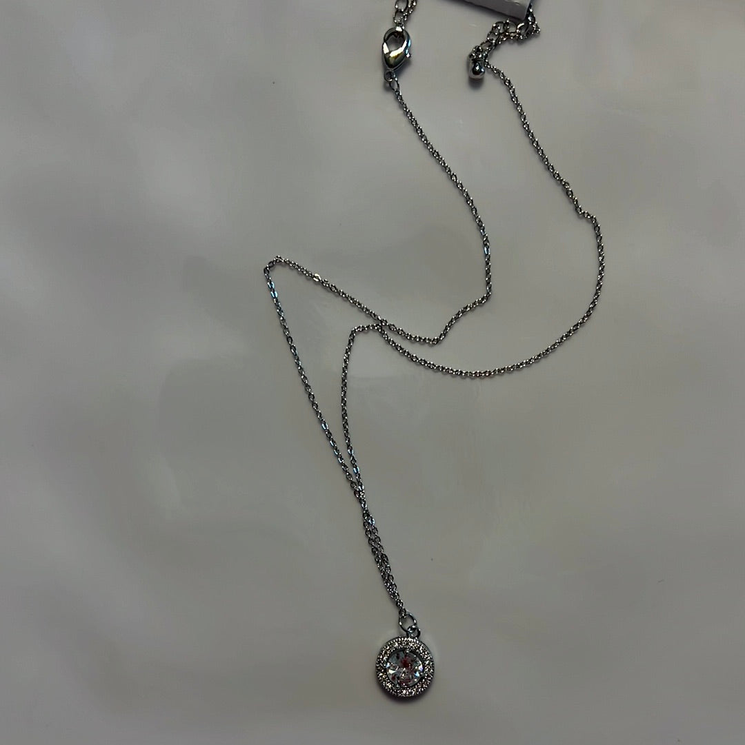 Silver Stone Necklace